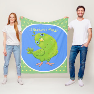 Manta Polar Ilustracion de personalizado de paracaídas verde l