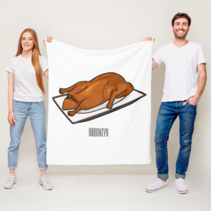 Manta Polar Ilustracion de personalizado de pato de Peking