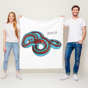 Manta Polar Ilustracion de personalizado de serpiente de San F