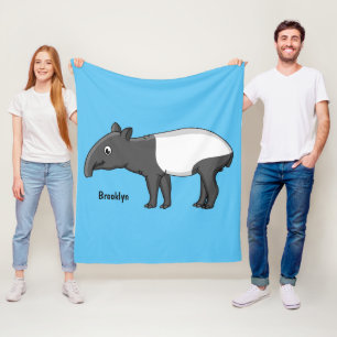 Manta Polar Ilustracion de personalizado feliz