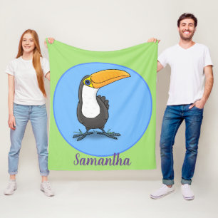 Manta Polar Ilustracion de personalizado toscano feliz