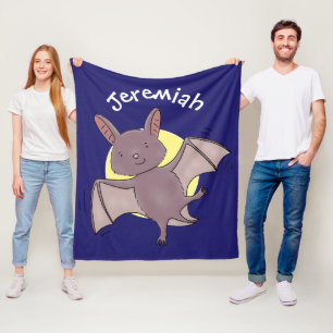 Manta Polar Ilustracion de personalizado volador de bate de be