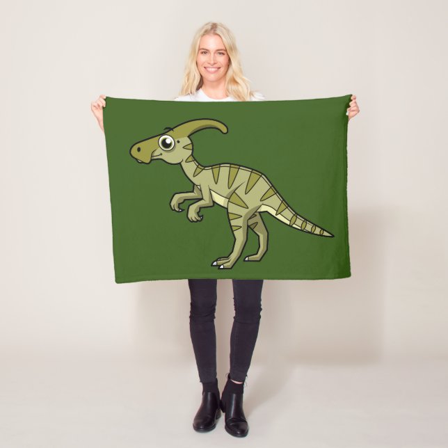 Manta Polar Ilustracion De Un Dinosaurio Parasaurolophus. 3 (In situ)