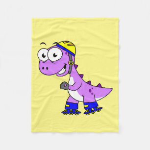 Manta Polar Ilustracion De Un Rex Tirrannosaurus.