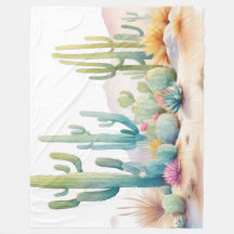 Ilustracion del desierto de acuarela