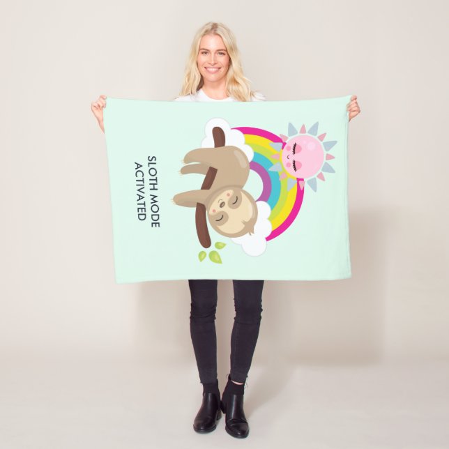 Manta Polar Ilustracion divertidísimo en modo eslogan activado (In situ)