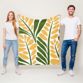 Manta Polar Ilustración floral