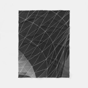 Manta Polar Ilustracion gráfico en blanco y negro