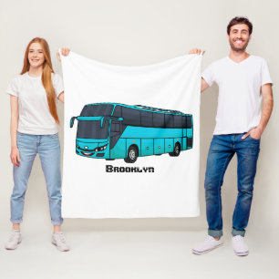 Manta Polar Ilustracion moderno de personalizado de autobús de