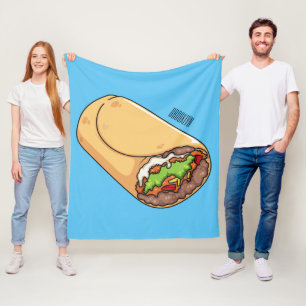 Manta Polar Ilustracion personalizado Burrito