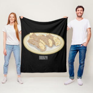 Manta Polar Ilustracion personalizado Cannoli