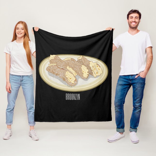 Manta Polar Ilustracion personalizado Cannoli (In situ)