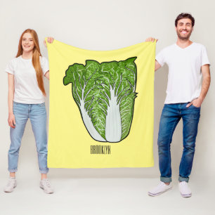 Manta Polar Ilustracion personalizado de col chino