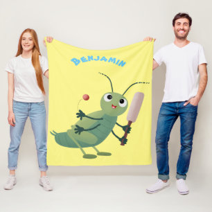 Manta Polar Ilustracion personalizado de insectos de cricket v