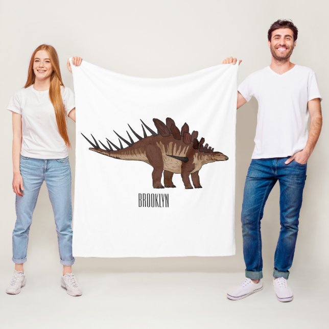 Manta Polar Ilustracion personalizado de Kentrosaurus (In situ)