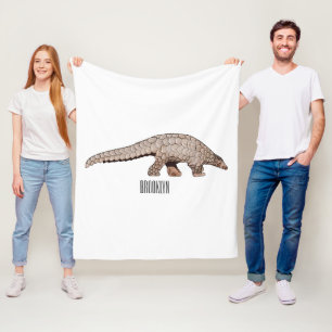 Manta Polar Ilustracion personalizado de Pangolin