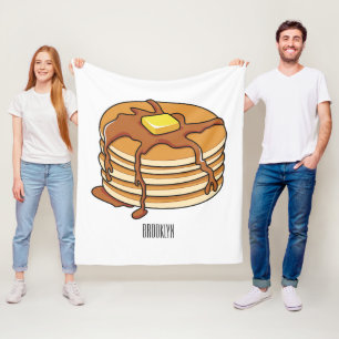 Manta Polar Ilustracion personalizado de panqueques