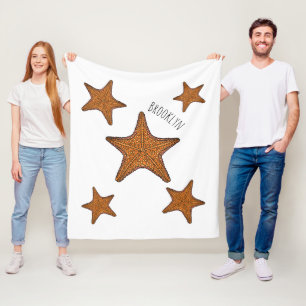Manta Polar Ilustracion personalizado de pez estrella