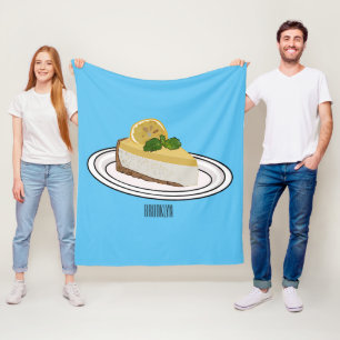 Manta Polar Ilustracion personalizado de queso de limón