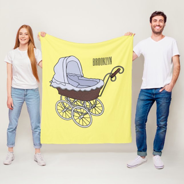 Manta Polar Ilustracion personalizado de Stroller (In situ)
