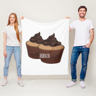 Manta Polar Ilustracion personalizado de tarta