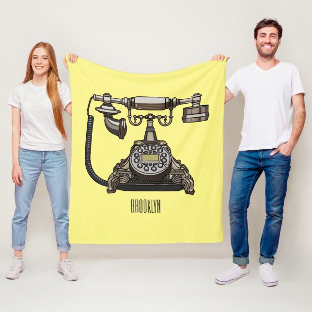 Manta Polar Ilustracion personalizado de teléfono (In situ)