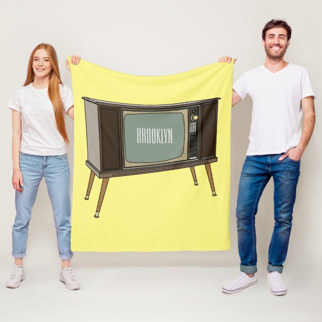 Manta Polar Ilustracion personalizado de televisión (In situ)