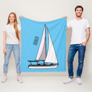 Manta Polar Ilustracion personalizado de velero