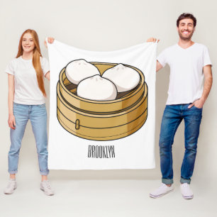 Manta Polar Ilustracion personalizado Dim sum