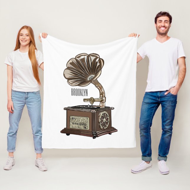 Manta Polar Ilustracion personalizado girable (In situ)