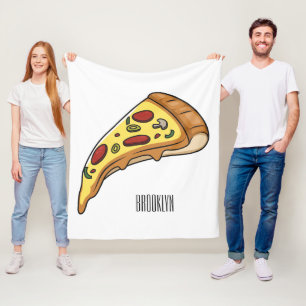 Manta Polar Ilustracion personalizado Pizza