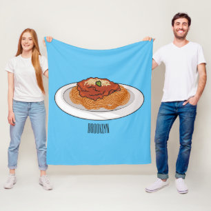 Manta Polar Ilustracion personalizado Spaghetti