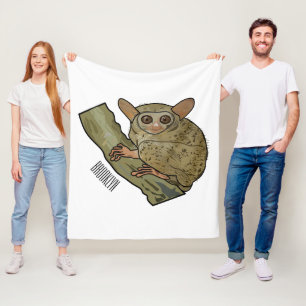Manta Polar Ilustracion personalizado Tarsier