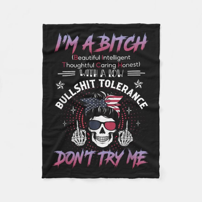 Manta Polar I'm A Beautiful Intelligent Thoughtful Caring Hone (Anverso)