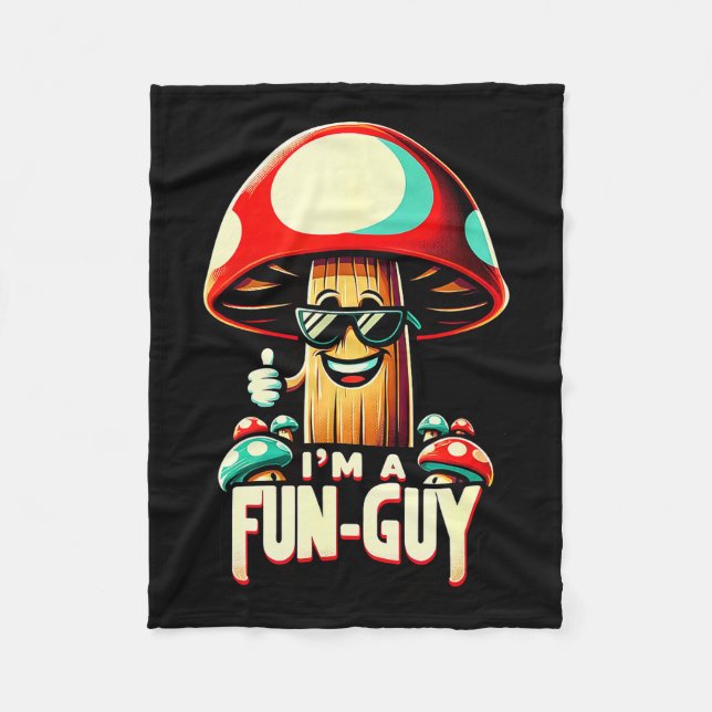 Manta Polar I'm A Fun-guy' - Amusing Mushroom Enthusiast's Fun (Anverso)