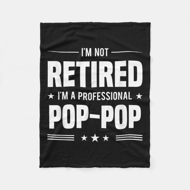 Manta Polar Im A Profesional Pop-pop Retirement (Anverso)