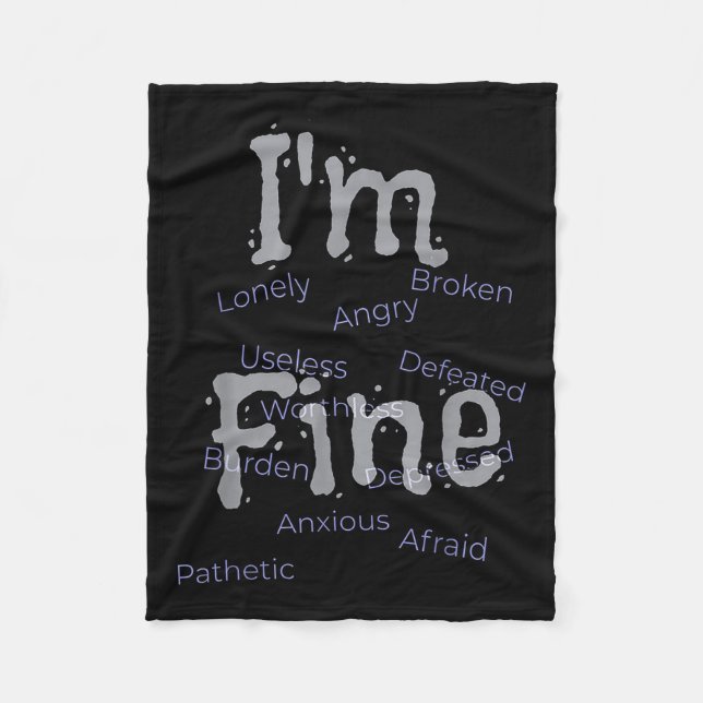 Manta Polar Im Fine Suicide Prevention Awareness (Anverso)