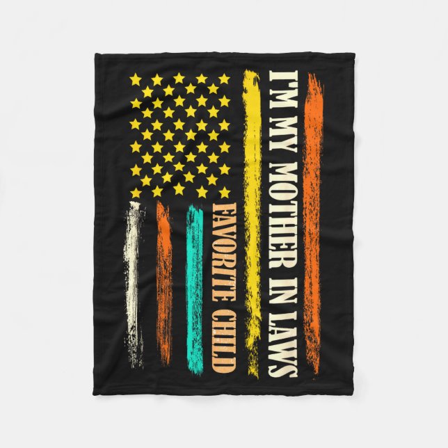 Manta Polar I'm My Mother In Laws Favorite Child Mother Day Pa (Anverso)