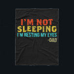 Manta Polar I'm Not Sleeping I'm Resting My Eyes Grandpa<br><div class="desc">I'm Not Sleeping I'm Resting My Eyes Grandpa Funny Daddy Gift. Perfect gift for your dad,  mom,  papa,  men,  women,  friend and family members on Thanksgiving Day,  Christmas Day,  Mothers Day,  Fathers Day,  4th of July,  1776 Independent day,  Veterans Day,  Halloween Day,  Patrick's Day</div>