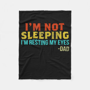 Manta Polar I'm Not Sleeping I'm Resting My Eyes Grandpa