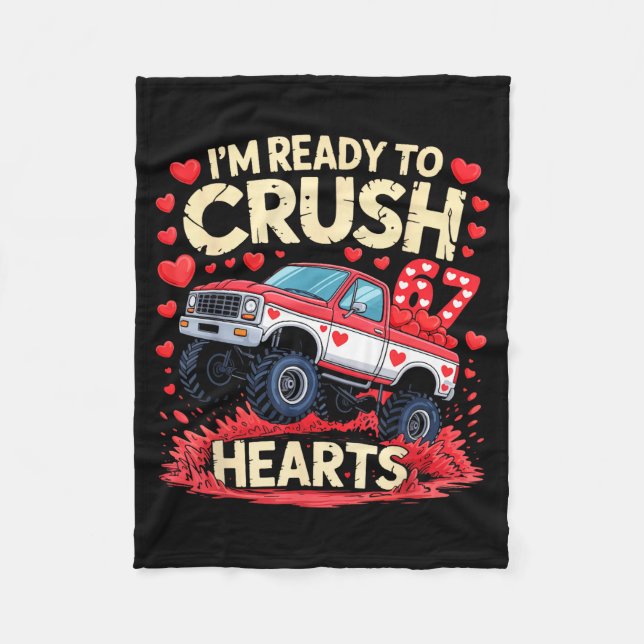 Manta Polar I'm Ready To Crush 67 Hearts Truck Funny 6 7 Valen (Anverso)