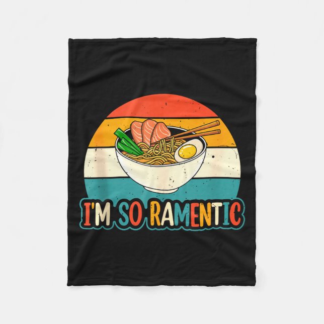 Manta Polar I'm So Ramentic - Matching Couple Ramen Noodles Lo (Anverso)