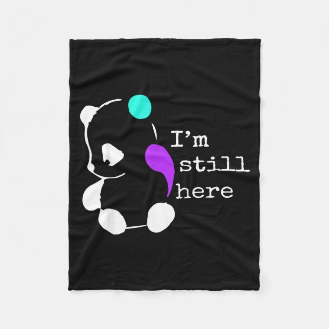 Manta Polar I'm Still Here - Semicolon Gift Suicide Prevention (Anverso)