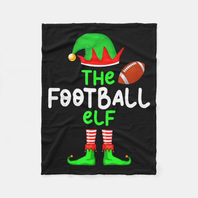 Manta Polar I'm The American Football Elf Christmas Matching P (Anverso)