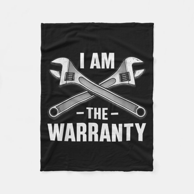Manta Polar I'm The Warranty Auto Mechanic  (Anverso)