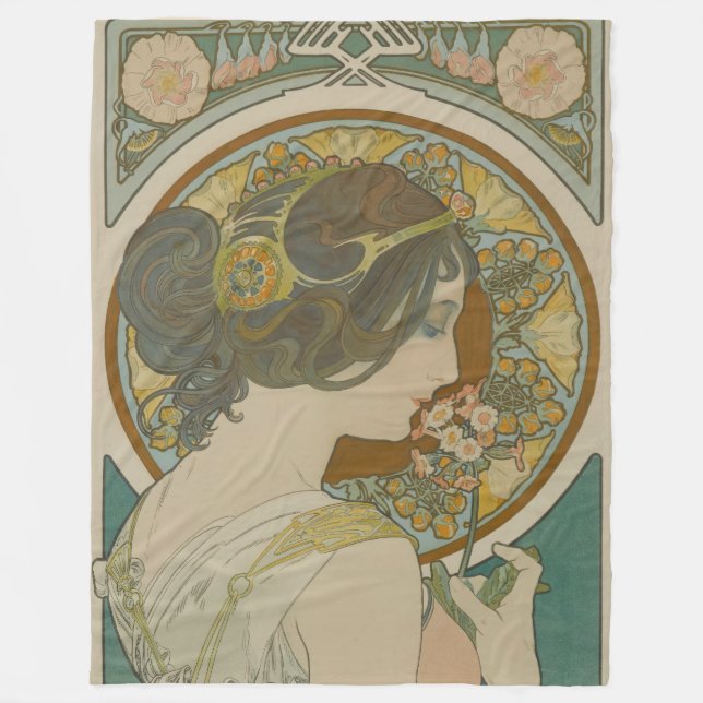 Manta Polar Imagen de Alphonse Mucha (1899) (Anverso)