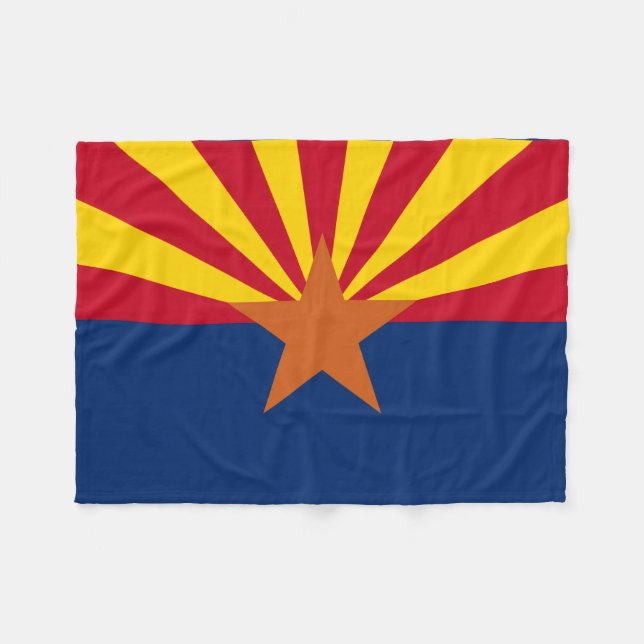 Manta Polar Imagen de bandera del estado de Arizona (Frente (Horizontal))