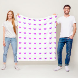 Manta Polar Imagen de mariposa rosa Decoración personalizada d