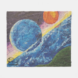 Manta Polar Imagen de mi obra arte Horizonte