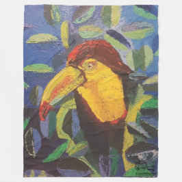 Manta Polar Imagen de mi obra arte Tucán